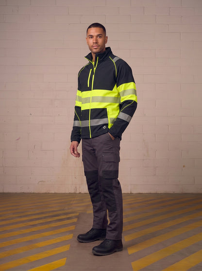 ProJob 6443 Hi Vis Softshell Jacket