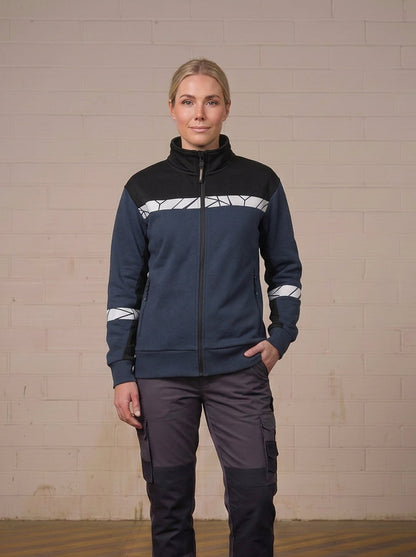 ProJob 7105 Ladies Full Zip Sweatshirt