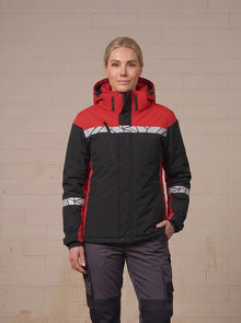 ProJob 7418 Ladies Padded Reflective Softshell Jacket