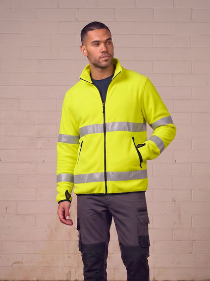 ProJob Prio 6327 Hi Vis Fleece Jacket