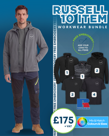 Russell 10 Piece Workwear Bundle