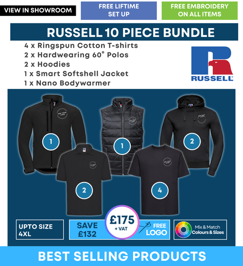 Russell 10 Piece Bundle
