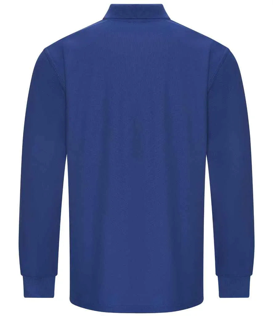Pro Long Sleeve Piqué Polo Shirt - RX102 - Brand It Essex Ltd