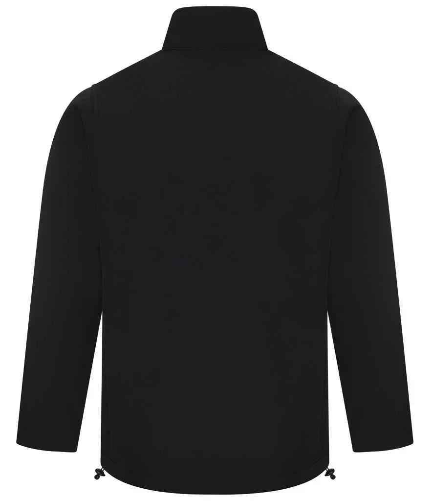 Pro 3-Layer Soft Shell Jacket - Black - Brand It Essex Ltd