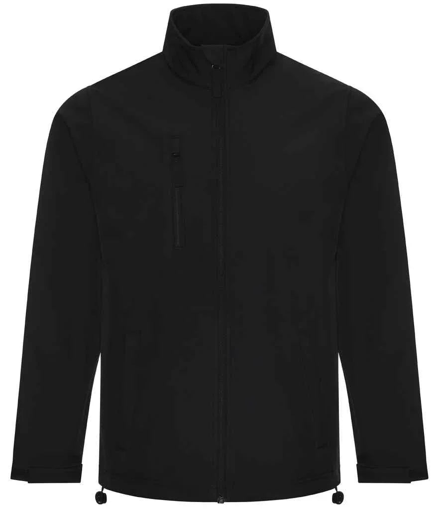 Pro 3-Layer Soft Shell Jacket - Black - Brand It Essex Ltd