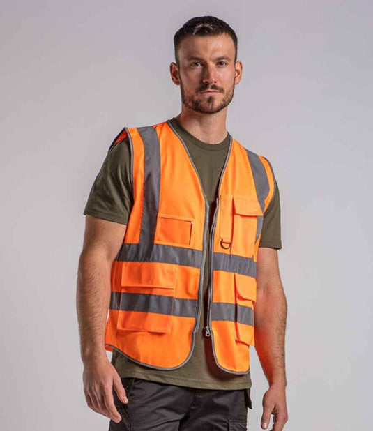 Pro High Visibility Executive Waistcoat - RX705 - Brand It Essex Ltd