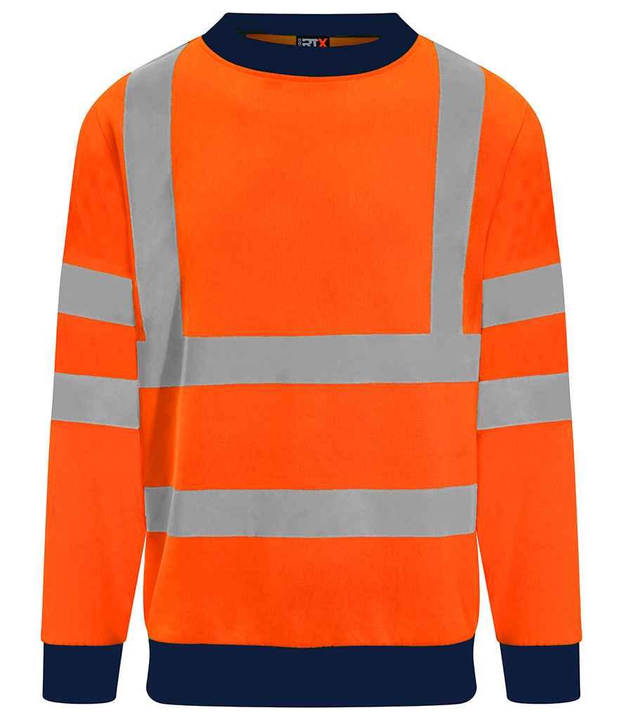 Personalised Custom Branded Pro High Visibility Two Tone Sweatshirt - RX730 - Brand It Essex Ltd