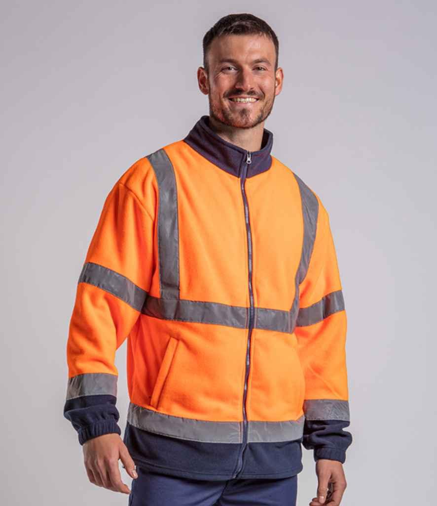 Personalised Custom Branded Pro High Visibility Fleece Jacket - RX750 - Brand It Essex Ltd