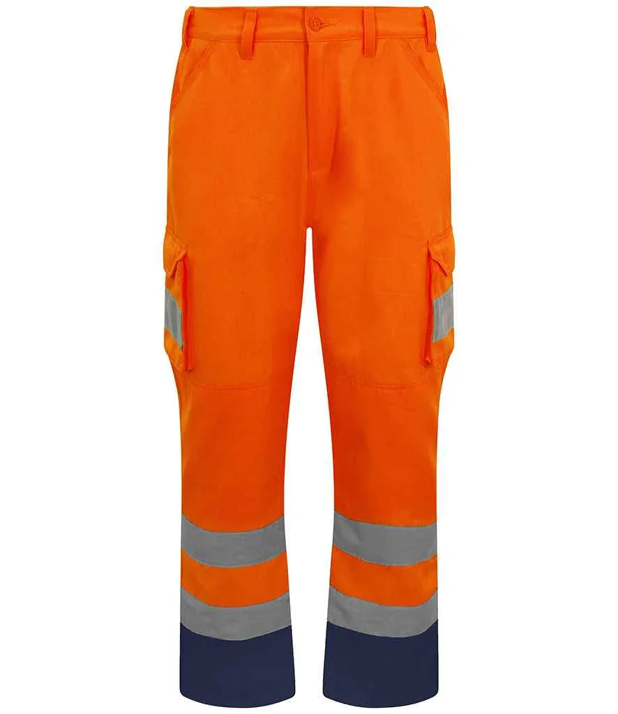 Pro High Visibility Cargo Trousers - RX760 - Brand It Essex Ltd