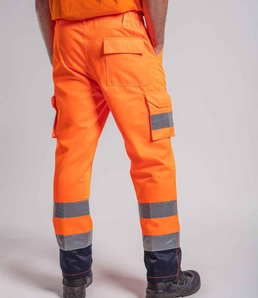 Pro High Visibility Cargo Trousers - RX760 - Brand It Essex Ltd