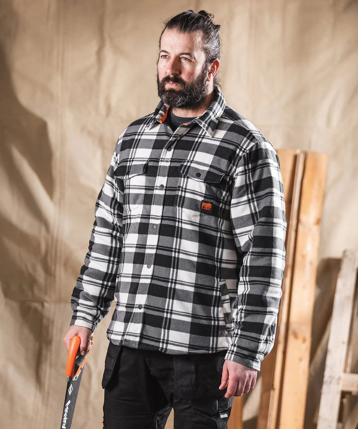 Scruffs Worker Padded Checked Shirt - Brand It Essex Ltd