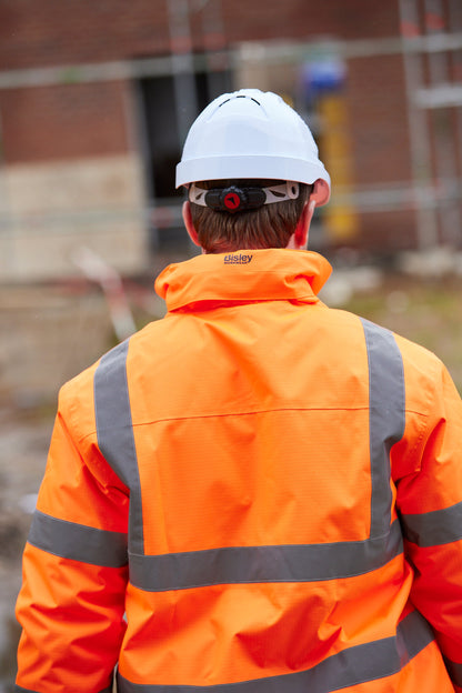Bisley Taped Hi Vis Wet Weather Ripstop Bomber Jacket