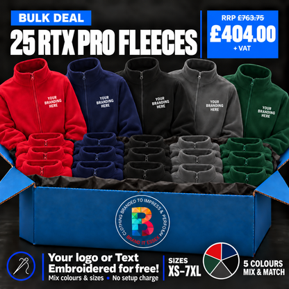 Branded Pro Fleece Jacket Deal - Pack 25