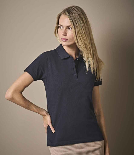 Personalised Custom Branded Tee Jays Ladies Heavy Cotton Pique Polo Shirt - TJ1401 - Brand It Essex Ltd