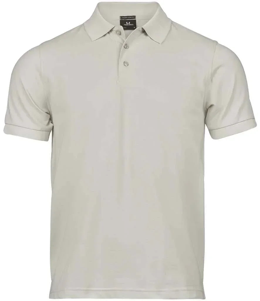 Tee Jays Luxury Stretch Pique Polo Shirt - Cement - Brand It Essex Ltd