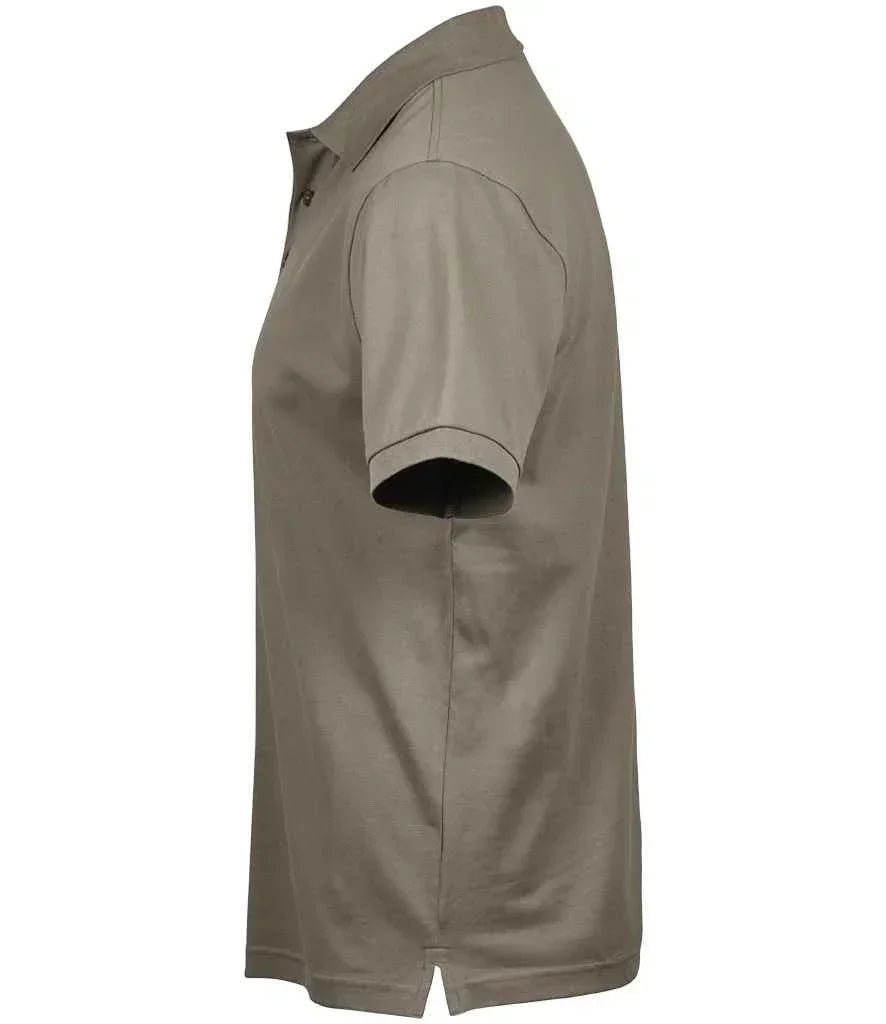 Tee Jays Luxury Stretch Pique Polo Shirt - Clay - Brand It Essex Ltd