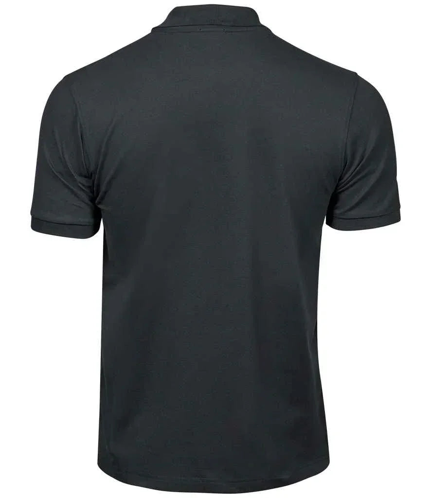 Tee Jays Luxury Stretch Pique Polo Shirt - Dark Grey - Brand It Essex Ltd