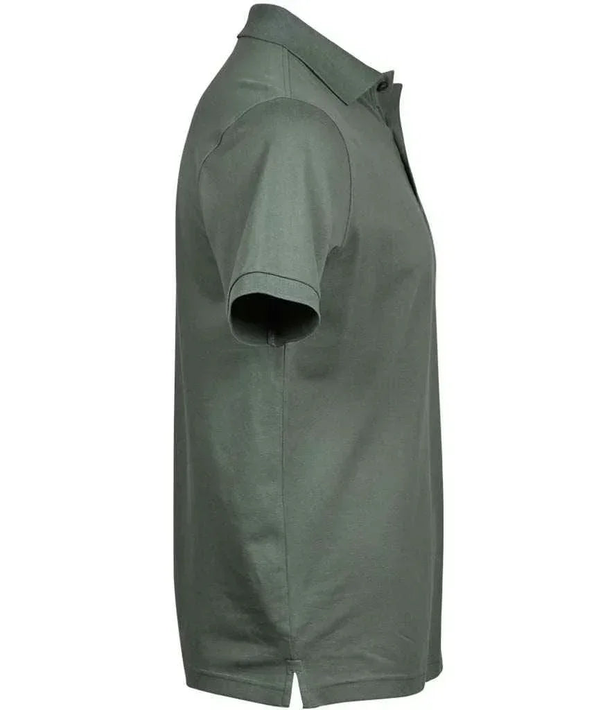 Tee Jays Luxury Stretch Pique Polo Shirt - Leaf Green - Brand It Essex Ltd