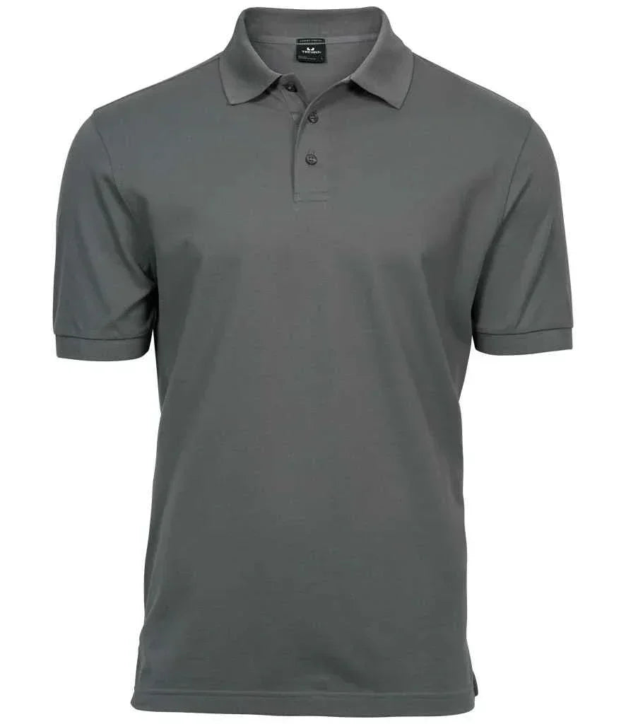 Tee Jays Luxury Stretch Pique Polo Shirt - Powder Grey - Brand It Essex Ltd