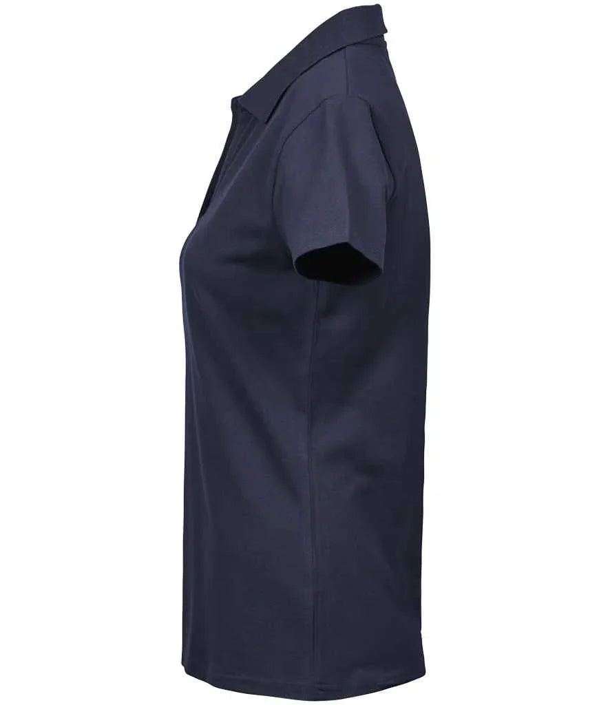 Tee Jays Ladies Luxury Stretch V Neck Polo Shirt - TJ1409 - Brand It Essex Ltd