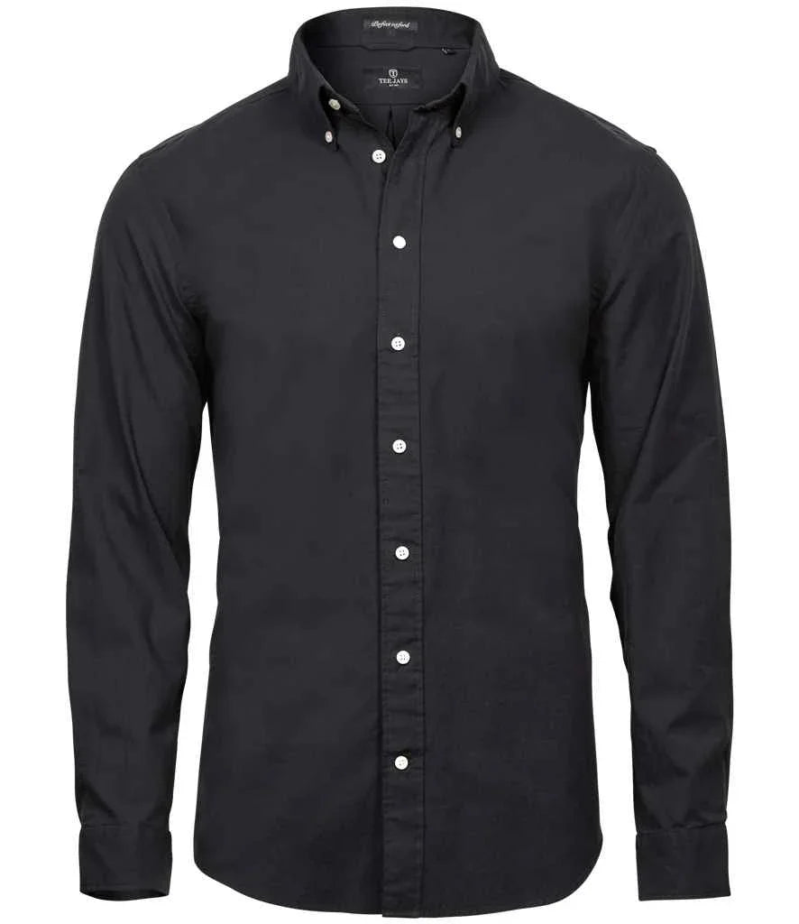 Tee Jays Perfect Long Sleeve Oxford Shirt - TJ4000 - Brand It Essex Ltd