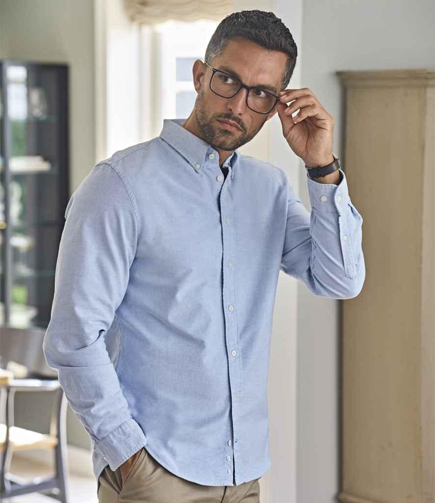 Tee Jays Perfect Long Sleeve Oxford Shirt - TJ4000 - Brand It Essex Ltd