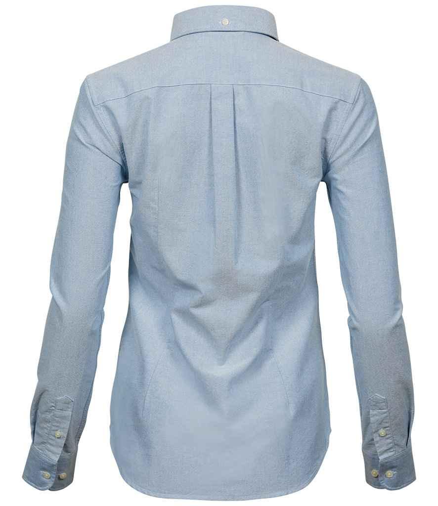 Tee Jays Ladies Perfect Long Sleeve Oxford Shirt - TJ4001 - Brand It Essex Ltd