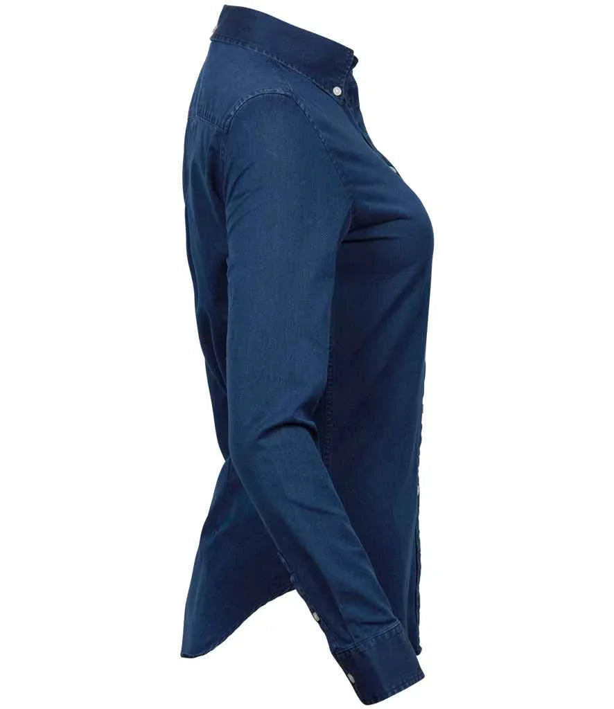 Tee Jays Ladies Long Sleeve Casual Twill Shirt - TJ4003 - Brand It Essex Ltd
