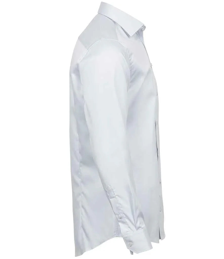 Tee Jays Luxury Comfort Fit Long Sleeve Oxford Shirt - TJ4020 - Brand It Essex Ltd