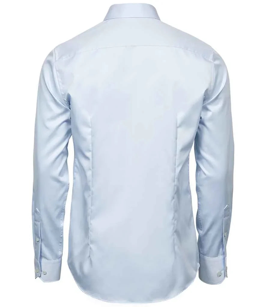 Tee Jays Luxury Slim Fit Long Sleeve Oxford Shirt - TJ4021 - Brand It Essex Ltd