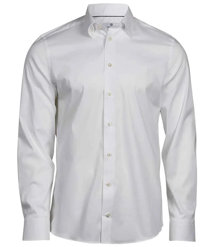 Tee Jays Luxury Stretch Long Sleeve Shirt - TJ4024 - Brand It Essex Ltd