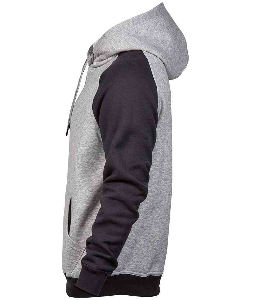 Tee Jays Two Tone Raglan Hooded Sweatshirt - CLEARANCE - Brand It Essex Ltd