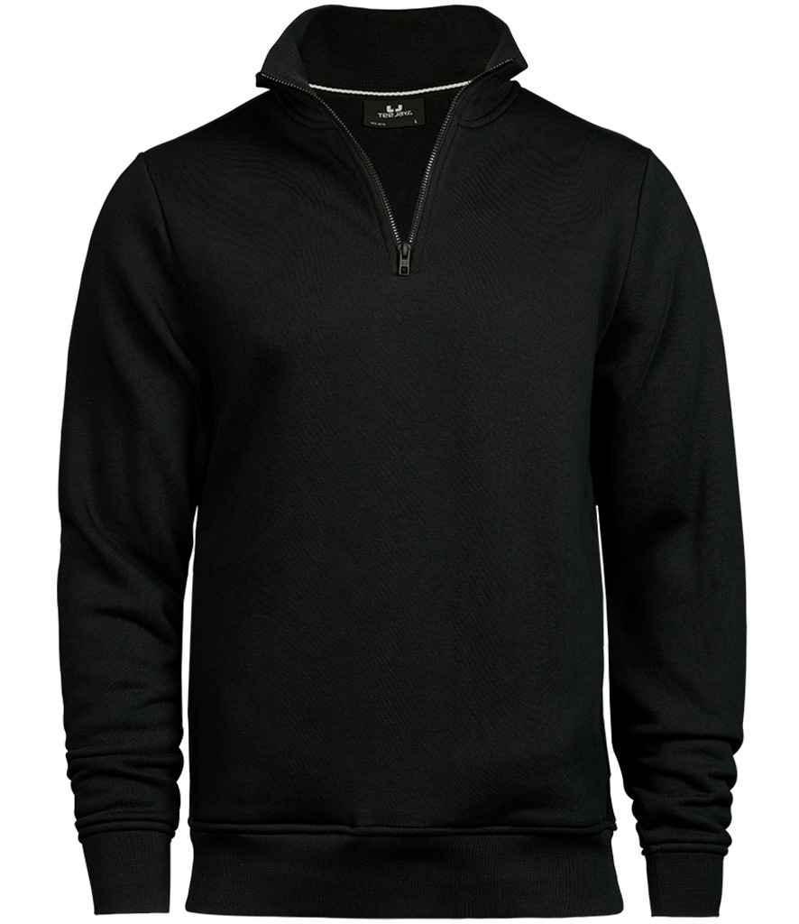 Tee Jays Half Zip Sweatshirt - Black - Brand It Essex Ltd