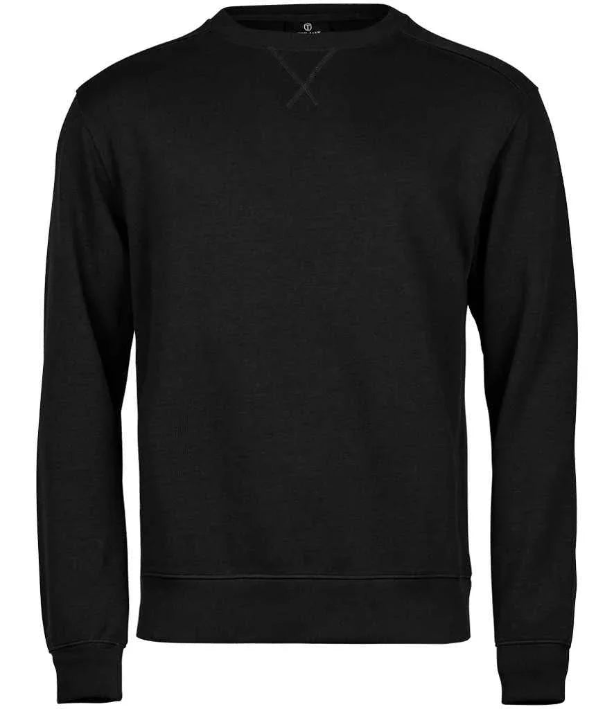 Tee Jays Ribbed Interlock Crew Neck Sweatshirt - TJ5504 - Brand It Essex Ltd
