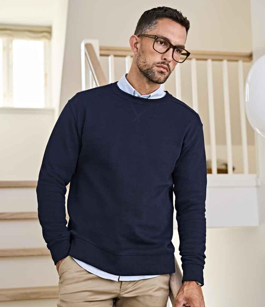 Tee Jays Ribbed Interlock Crew Neck Sweatshirt - TJ5504 - Brand It Essex Ltd