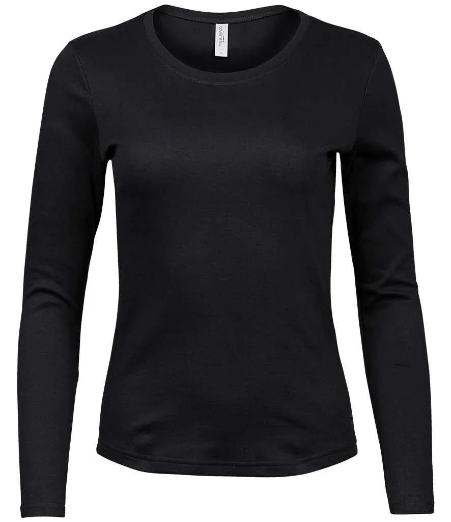Personalised Custom Branded Tee Jays Ladies Long Sleeve Interlock T-Shirt - TJ590 - Brand It Essex Ltd