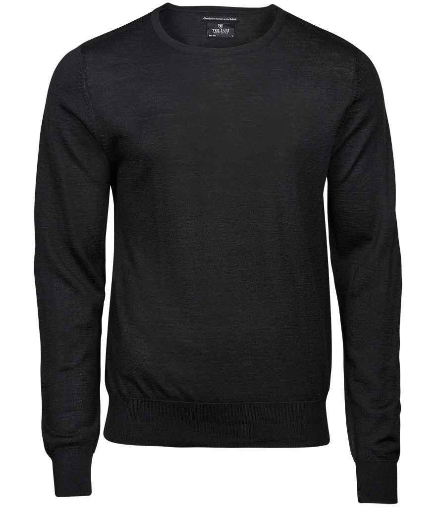 Tee Jays Merino Blend Crew Neck Sweater - TJ6000 - Brand It Essex Ltd