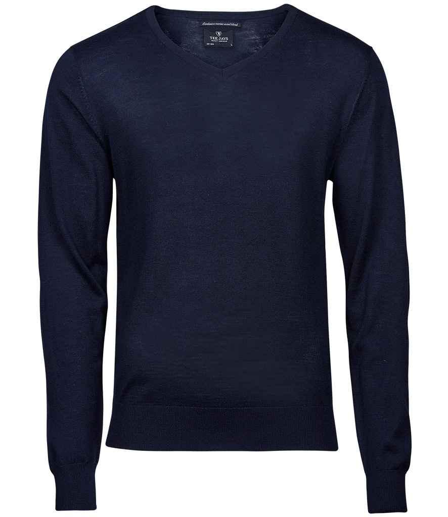 Tee Jays Merino Blend V Neck Sweater - TJ6001 - Brand It Essex Ltd
