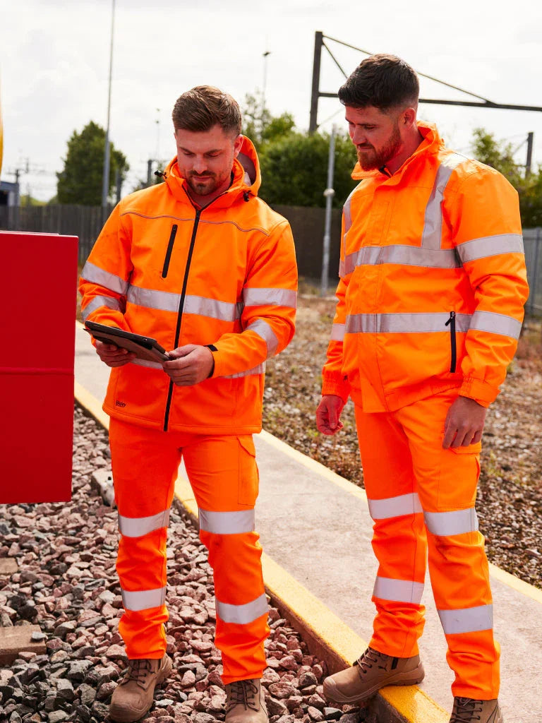 Bisley Taped Biomotion Hi Vis Cargo Trousers - Brand It Essex Ltd