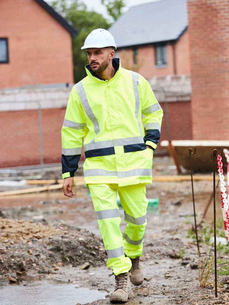 Bisley Taped Biomotion Hi Vis Cargo Trousers - Brand It Essex Ltd