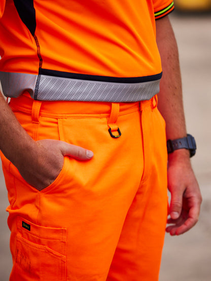 Bisley Taped Biomotion Hi Vis Cargo Trousers