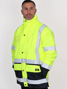 TAPED HI VIS 5-IN-1 RAIN JACKET - Brand It Essex Ltd