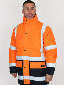 TAPED HI VIS 5-IN-1 RAIN JACKET - Brand It Essex Ltd
