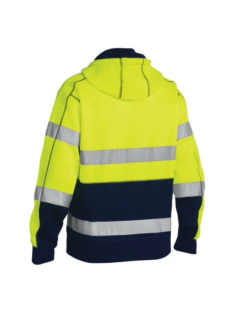Personalised Custom Branded Bisley Taped Hi Vis Fleece Hoodie - Brand It Essex Ltd