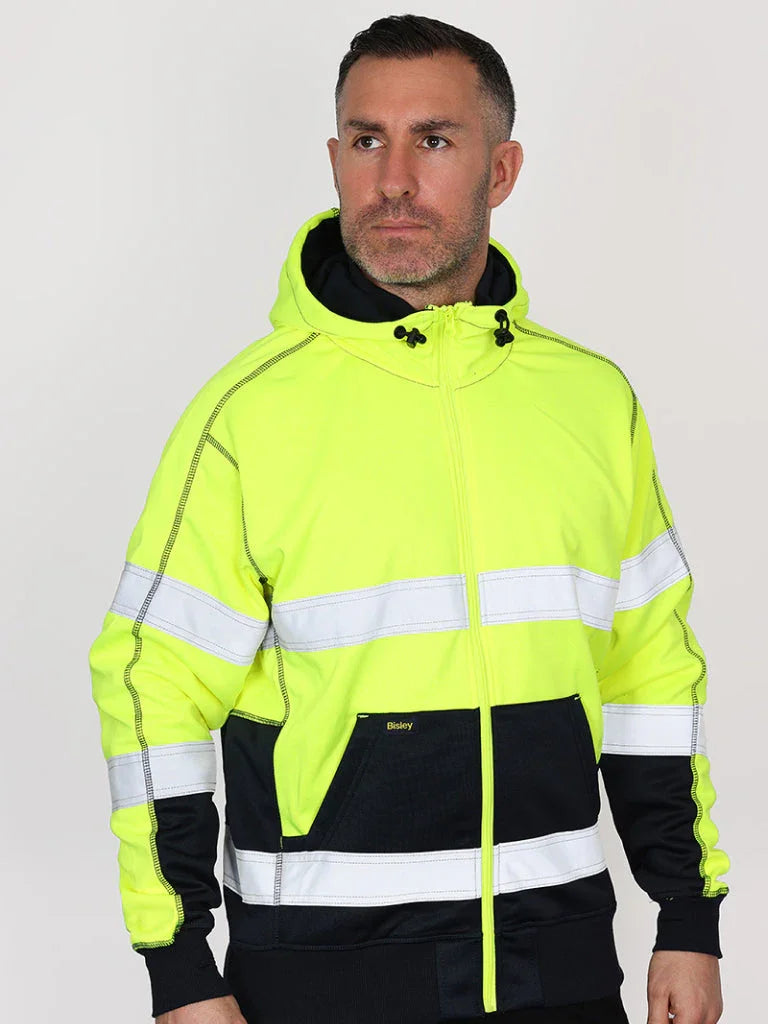 Personalised Custom Branded Bisley Taped Hi Vis Fleece Hoodie - Brand It Essex Ltd