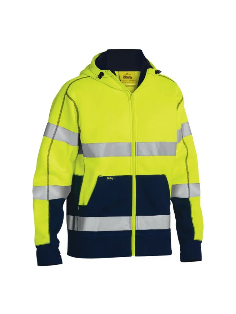 Personalised Custom Branded Bisley Taped Hi Vis Fleece Hoodie - Brand It Essex Ltd