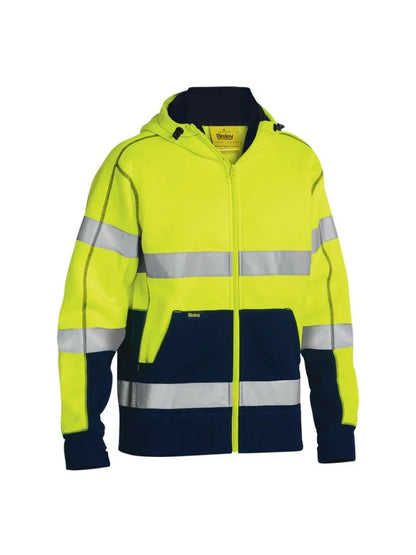 Personalised Custom Branded Bisley Taped Hi Vis Fleece Hoodie - Brand It Essex Ltd