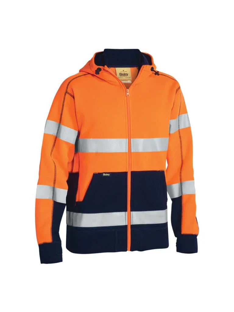 Personalised Custom Branded Bisley Taped Hi Vis Fleece Hoodie - Brand It Essex Ltd