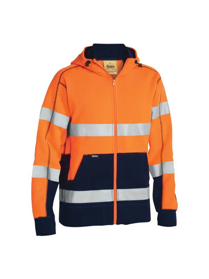 Personalised Custom Branded Bisley Taped Hi Vis Fleece Hoodie - Brand It Essex Ltd