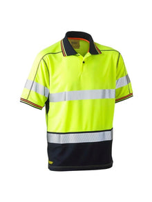 Bisley TAPED HI VIS POLYESTER MESH POLO - Brand It Essex Ltd